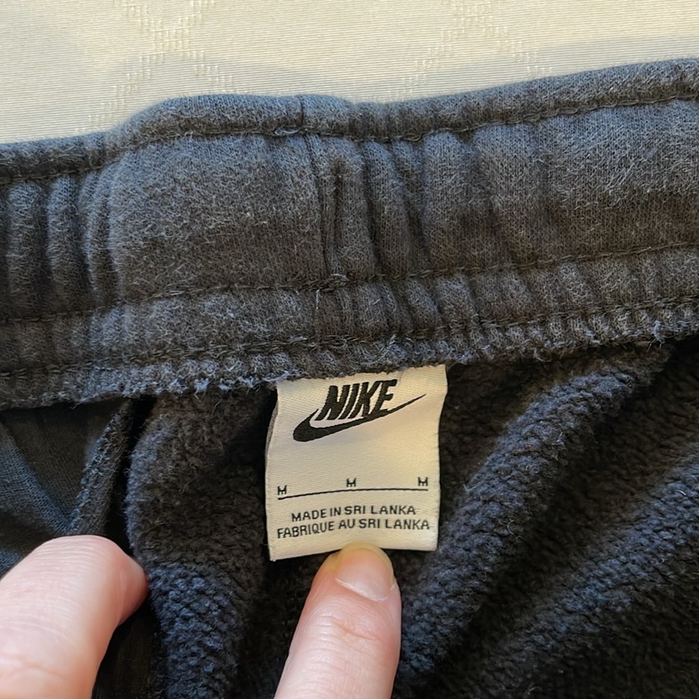 Nick Club fleece pants sweats joggers sweatpants medium fb8437-010 EUC - Picture 4 of 5